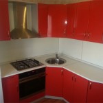 Дизайн кухни красного цвета 7,2 кв м