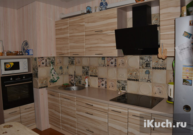 Дизайн кухни 9,6 кв м от читателя Ikuch.ru