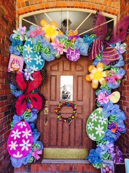 Праздничный декор дома на Пасху — модные цвета 2023 года, фото-идеи